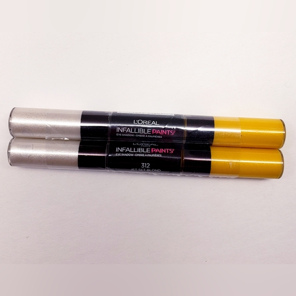 L'Oreal Paris Infallible Paints EyeShadow, #312 JET SET BLOND (Twin pack) - Picture 4 of 6